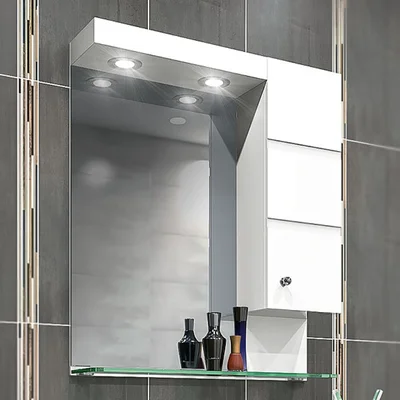 Горен шкаф за баня с LED осветление Емона TRIANO