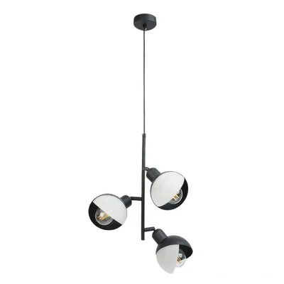 Полилей Florence 3xЕ27 черен LIGHTEX