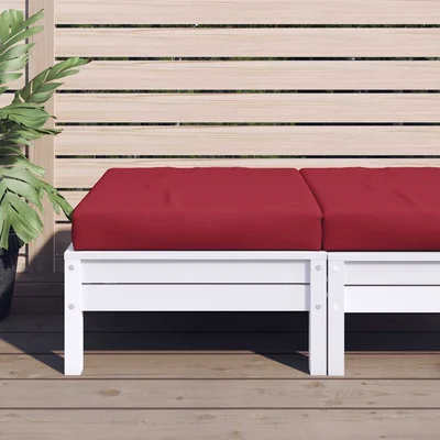 Палетна възглавница, виненочервена, 60x60x9,5 см, Оксфорд плат