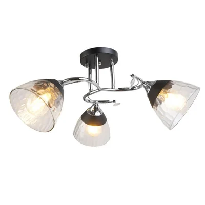 Полилей Telma 3xE27 черно+хром LIGHTEX