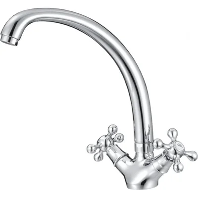 Месингов смесител за кухненски умивалник Ретро, стоящ