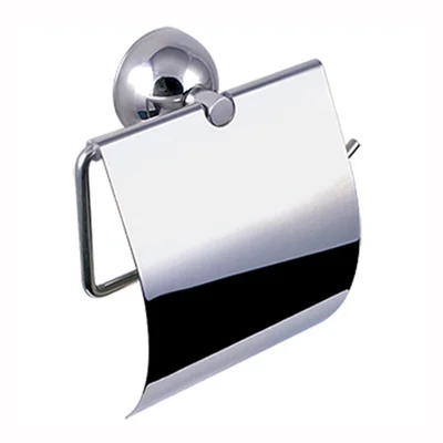 Поставка за тоалетна хартия с капак полирана Classico KAPITAN