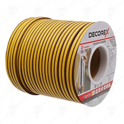 Уплътнител 6мм D-профил - DECOREX