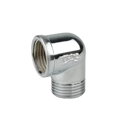 Коляно 3/4" МЖ месинг хром полирано