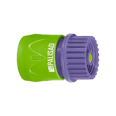 Съединител за маркуч, вътрешна резба 3/4", аквастоп, пластмасов