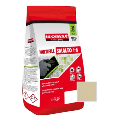 Фуга 1-8 мм 2 кг пясъчна 45 Multifill Smalto ISOMAT