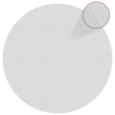 Плаващо соларно покривало за басейн PE 381 см сиво