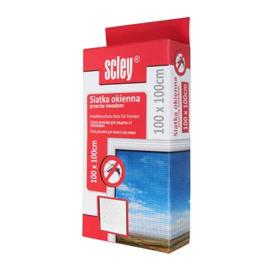 Бяла мрежа против комари за прозорци 100x100 см Hardy