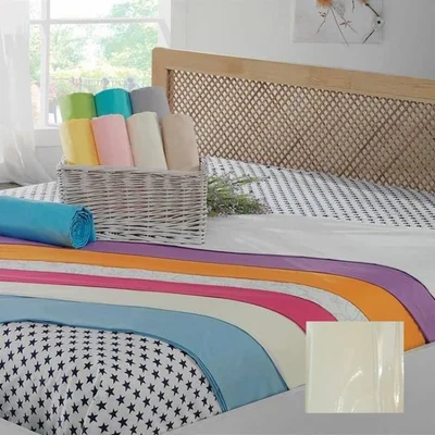 Чаршаф с ластик 160x200 см + две калъфки Cylinder Cream ZAMBAK