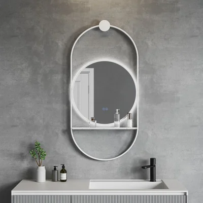 Огледало за баня с LED осветление 60x120 см Savona INTER CERAMIC