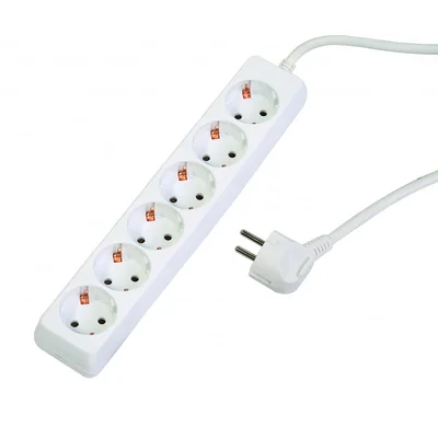 Разклонител 6 гнезда с кабел 1.5 м х 1.5 мм² Makalon