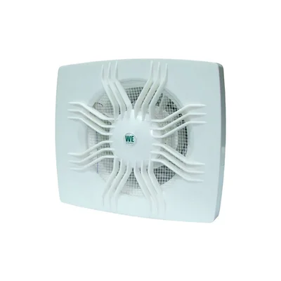 Вентилатор за баня "Слънце" WE 120, квадратен, с клапа