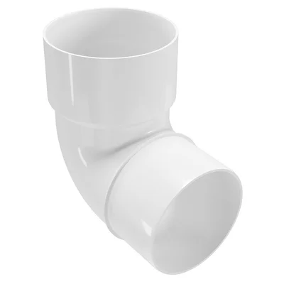 Дъга за водосточни тръби 67.5° Ф80 мм бяла REGENAU