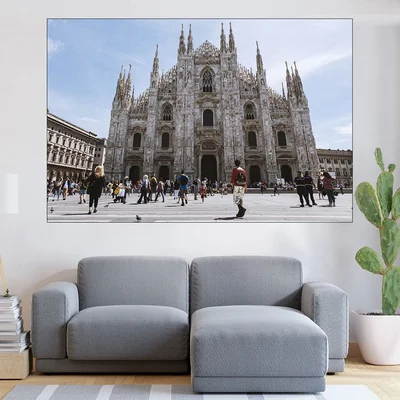 Дуомо - катедрала в Милано - картина пано за стена