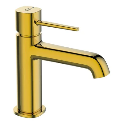 Нисък смесител за баня Pola злато LAVEO