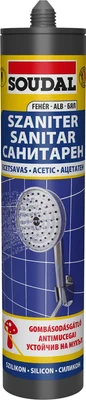 Санитарен силикон бял 280мл SOUDAL