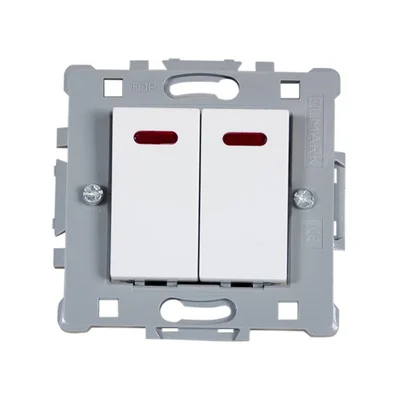 Сериен светещ ключ сх.5 бял Splendor ELMARK