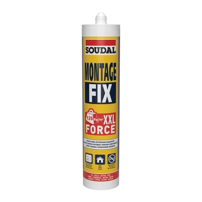 Монтажно лепило Montage Fix Clear прозрачно 280 мл SOUDAL