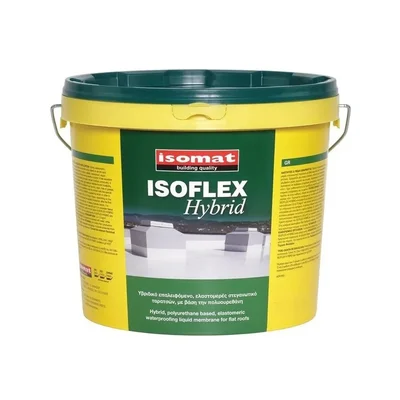 Течна хидроизолация 13 кг бяла Isoflex Hybrid IZOMAT