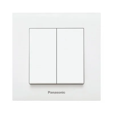 Двоен ключ сх.5 Karre Plus бял PANASONIC