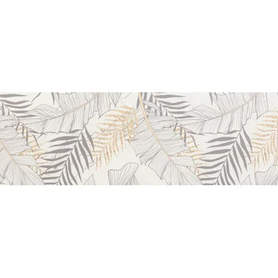 Фаянс 30x90 см Amposta Decor Hojas Silver EL MOLINO