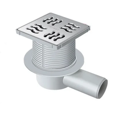 Хоризонтален сифон 10x10см Ø50 мм тясна периферия Mesa Teknik