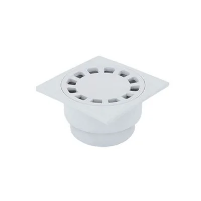 PVC вертикален сифон за тераси 15x15 см Ø100 мм Mesa Teknik