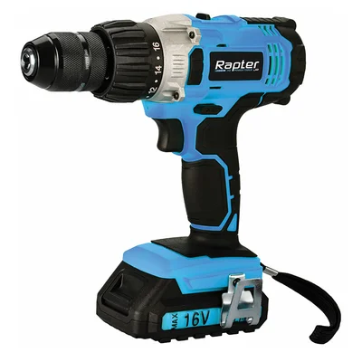 Акумулаторна двускоростна бормашина 16V LI-ION 2000 mAh RRHQ LCD-10 Rapter