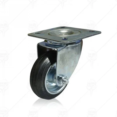 Колело въртящо с гума 100мм PREMIUMFIX