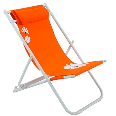 Плажен стол 3 позиции оранжев