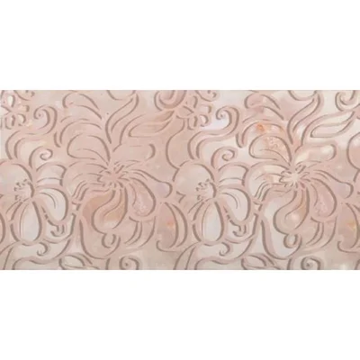 Декор 25x50 см Селена дантела розов 1858 KAI