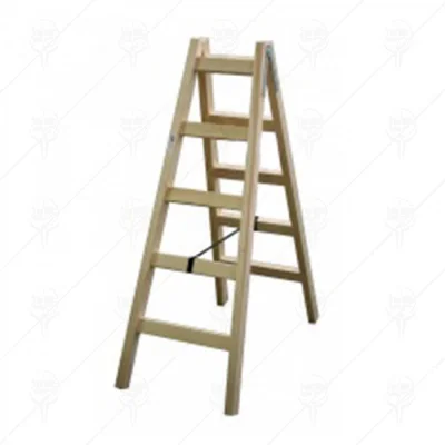 Двураменна дървена стълба 1.50 м 4 стъпала PREMIUMFIX