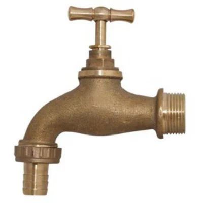 Канелка с Т-ръкохватка - месинг - с щуцер 1/2'