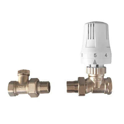 Радиаторен прав комплект 3в1 1/2" THS THERMOSTYLE