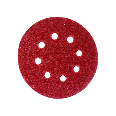 Шкурка за ексцентършлайф ø125 мм К120 с 8 отвора 10 бр. - Raider