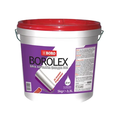 Акрилатна фасадна боя BORO Боролекс 1.5 кг