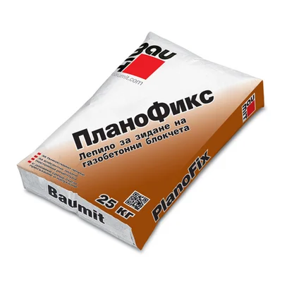 Лепило за газобетон ПланоФикс 25 кг BAUMIT