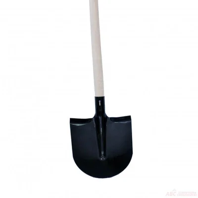 Лопата полукръгла 330x215 мм, с дръжка 1280 мм, Grasko