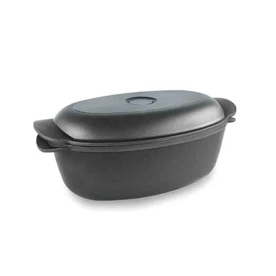 Овална тава с капак 4 л