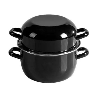 Тенджера за миди 5 л Ø22x11 см черна ROSBERG