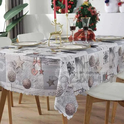 Коледна покривка за маса Скандинавски стил 150х180 см
