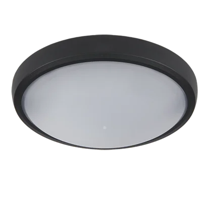 LED плафон BRLED 12 W IP54 черен ELMARK