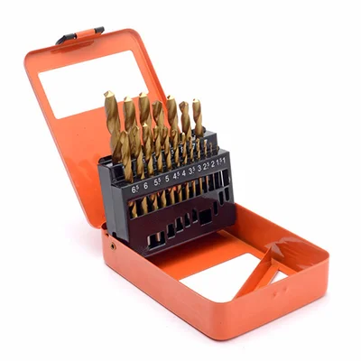 Комплект свредла за метал с титаниево покритие 19 бр. DAEWOO