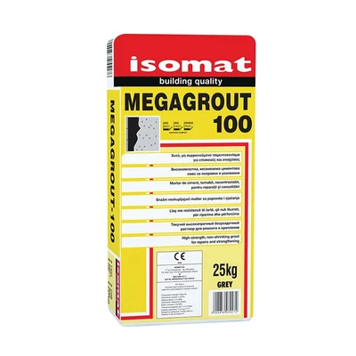 Циментова смес за поправки 25 кг сива MEGAGROUT-100 ISOMAT