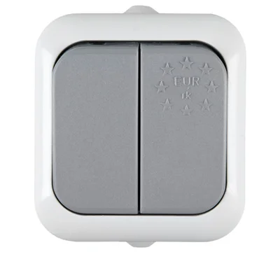 Ключ външен двоен сх.5 сив ПКОМ НК