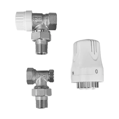 Радиаторен ъглов комплект 3в1 1/2" THS THERMOSTYLE