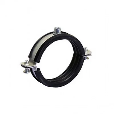 Скоба за тръба с уплътнител и гайка 1''