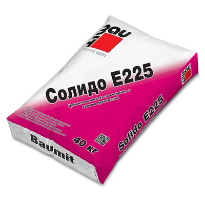 Баумит замазка солидо е225 - 40кг  estrich