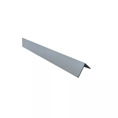 Г-образна алуминиева лайстна 50х50 мм 2.7 м сребро мат