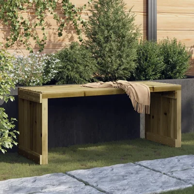 Градинска пейка разтегателна 212,5x40,5x45 см импрегниран бор - VL832529